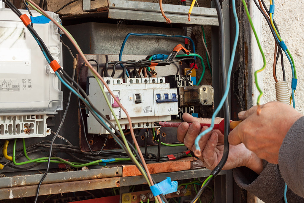 Ancienne installation électrique